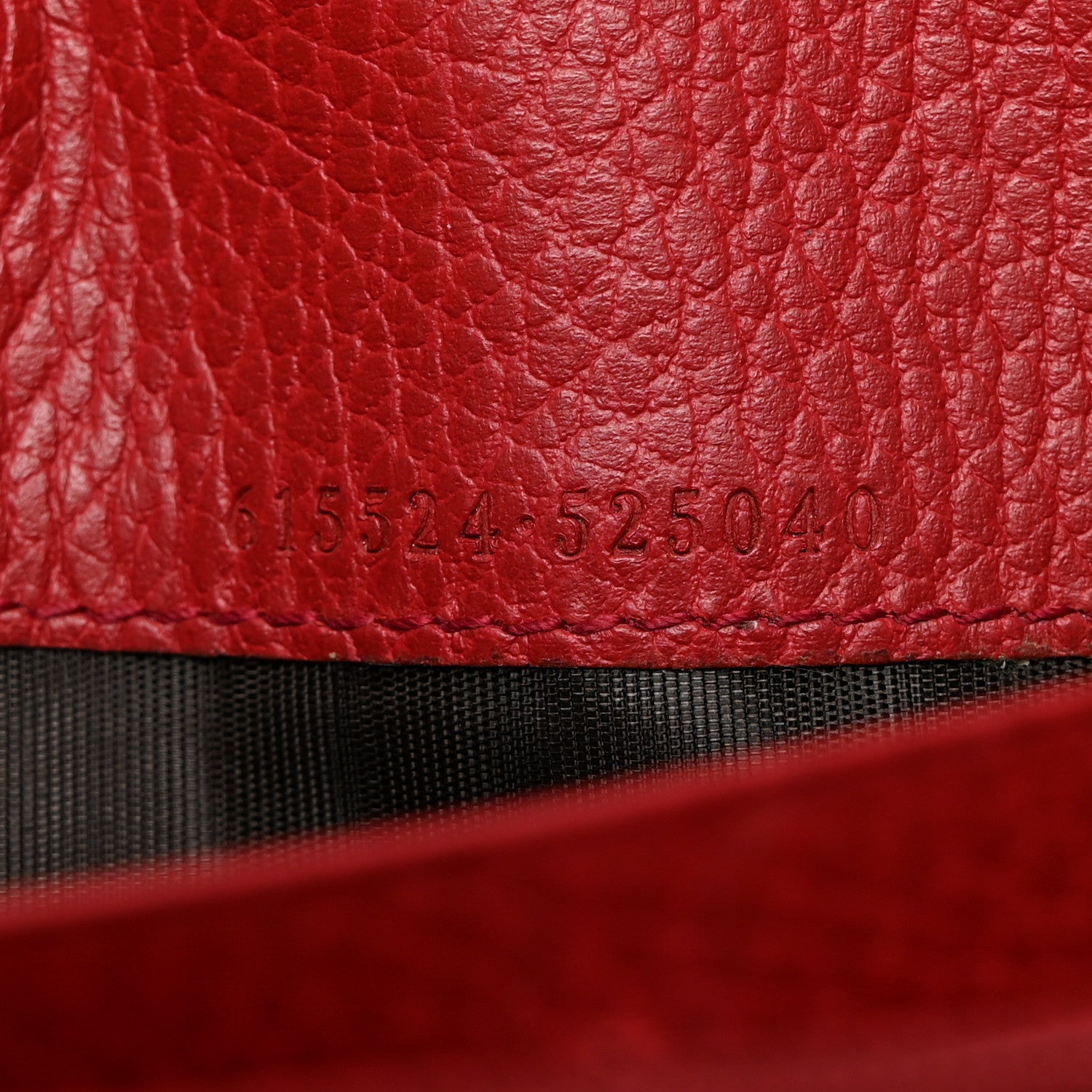 Gucci Dollar Calfskin Interlocking G Continental Wallet Red 11 of 14