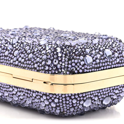 Jimmy Choo Crystal Micro Cloud Clutch Purple 8 of 9