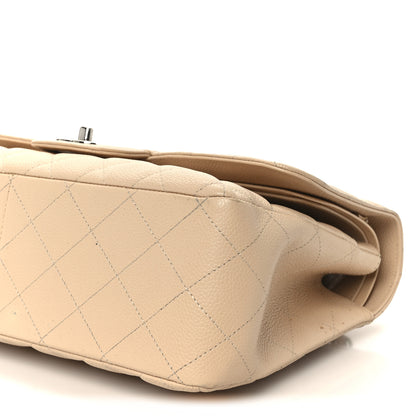 Chanel Caviar Quilted Jumbo Double Flap Beige 11 of 12