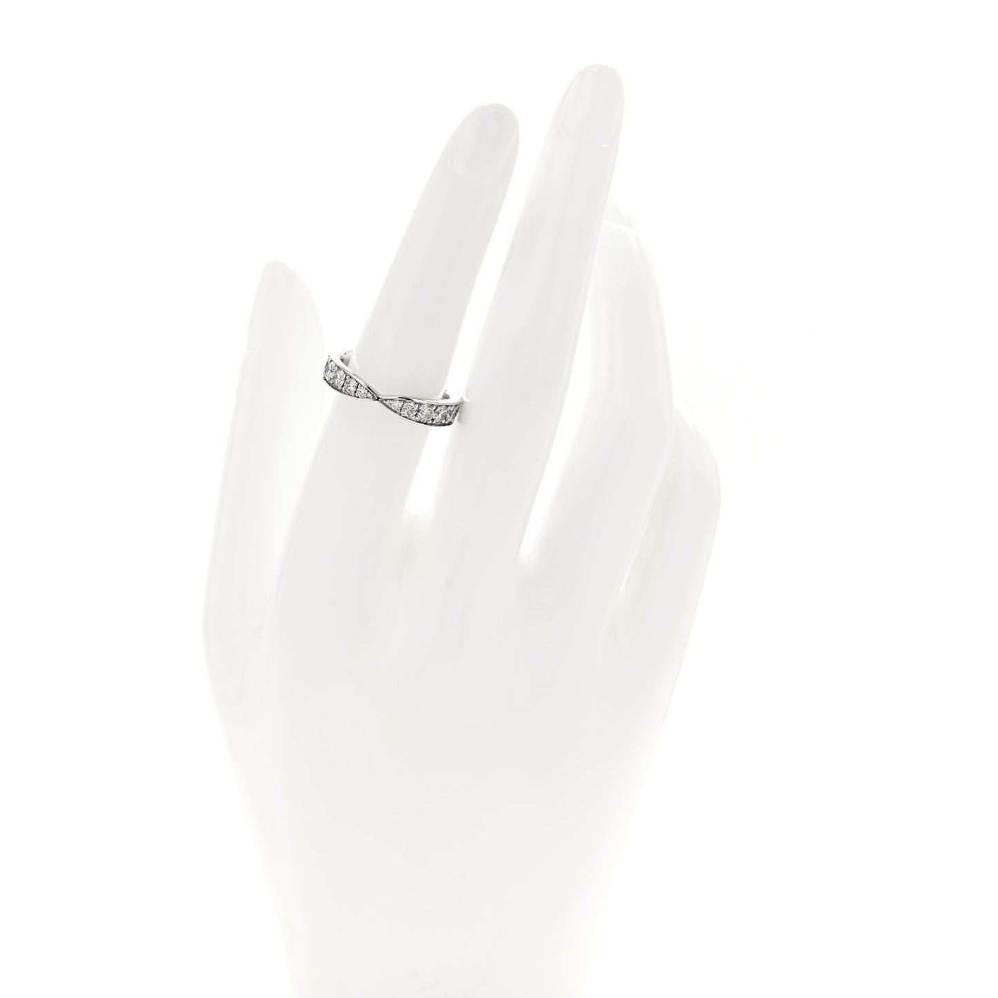 Platinum Diamond 4.3mm Harmony Band Ring 54 7