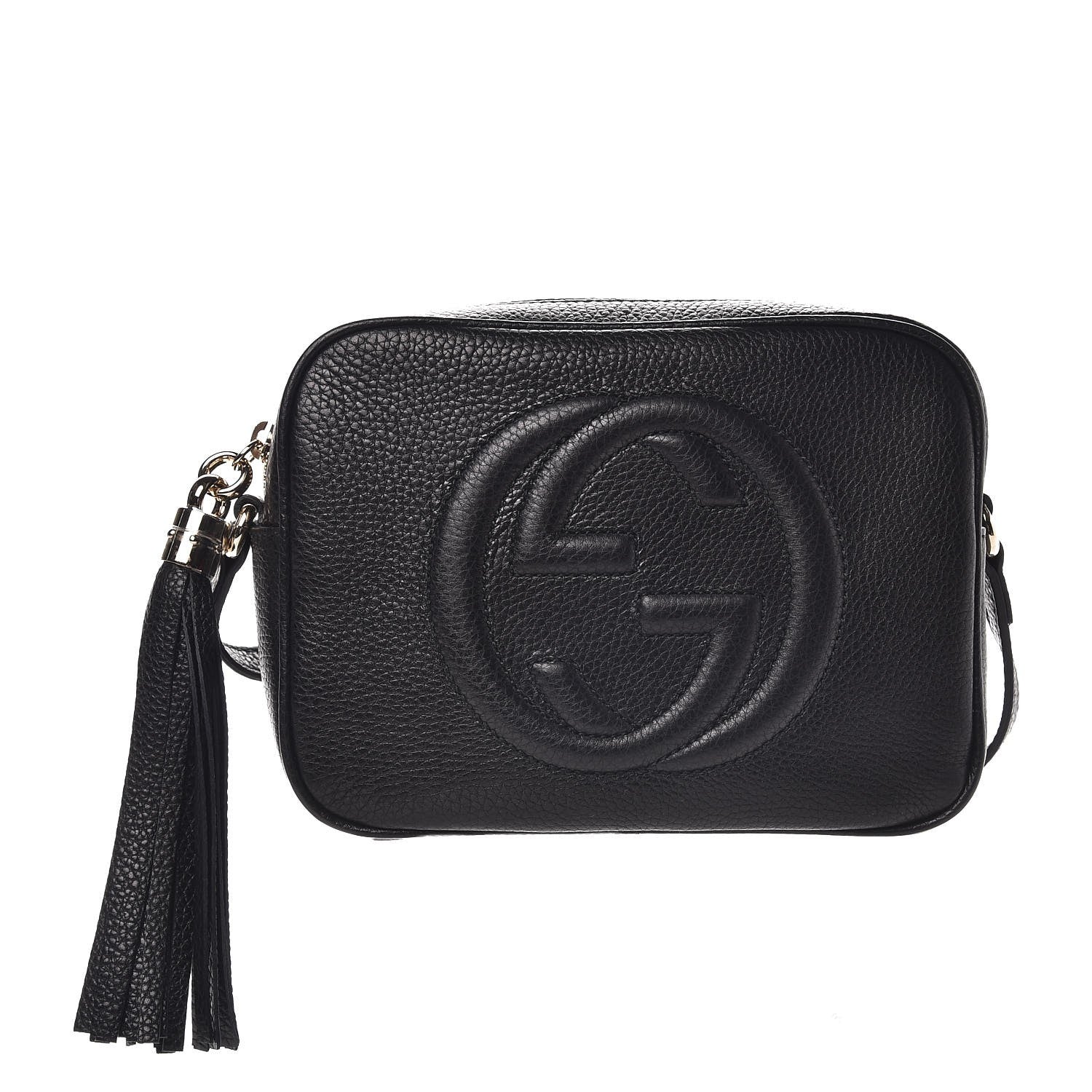 Gucci Pebbled Calfskin Small Soho Disco Bag Black 1 of 7