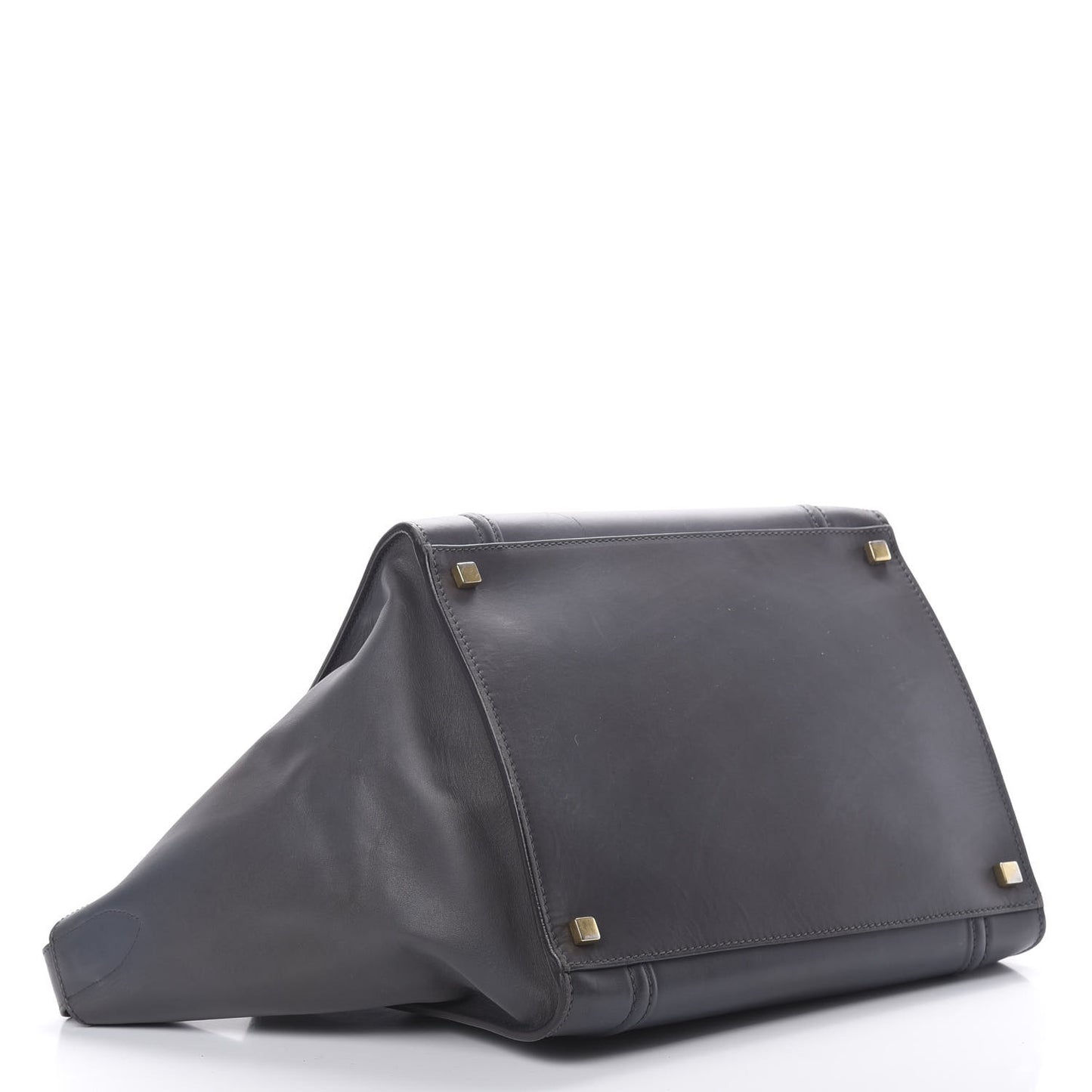 Smooth Calfskin Medium Phantom Luggage Grey
