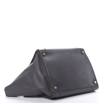 Celine Smooth Calfskin Medium Phantom Luggage Grey 4 of 15