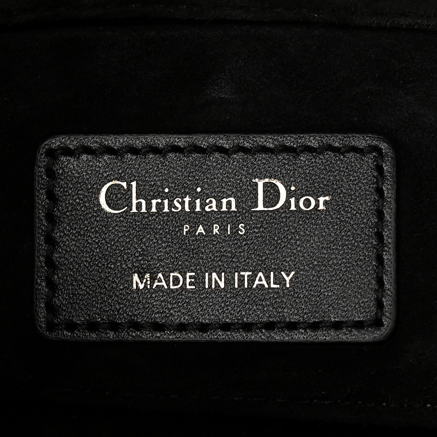 Christian Dior Lambskin Cannage Small Lady D-Joy Black 6 of 11