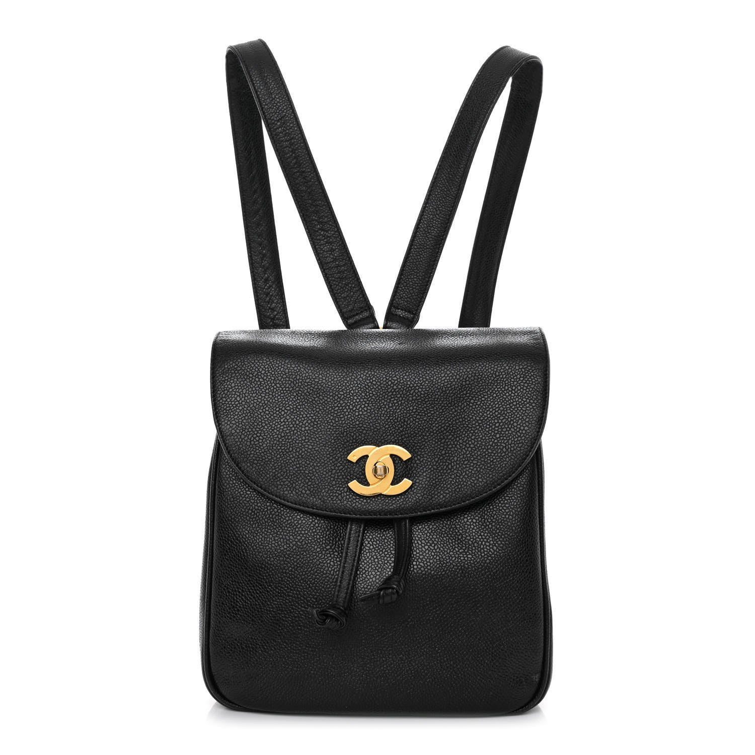 Chanel Caviar CC Backpack Black 1 of 14