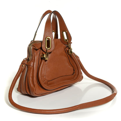 Chloe Calfskin Small Paraty Caramel 3 of 8