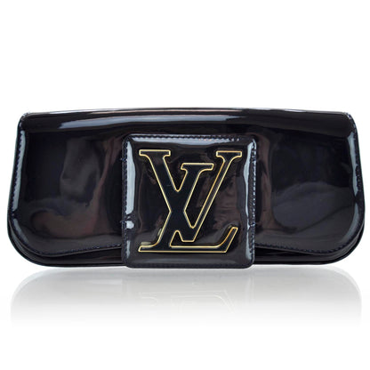 Louis Vuitton Patent Sobe Clutch Blue Infini 1 of 6