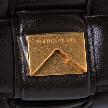 Bottega Veneta Lambskin Maxi Intreccio Padded Chain Cassette Crossbody Bag Black 10 of 10