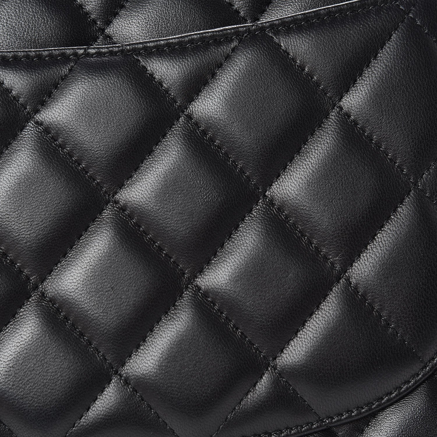 Chanel Lambskin Quilted Jumbo Double Flap So Black 23 of 25