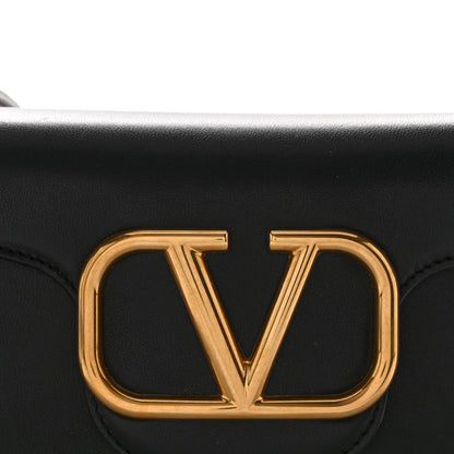 Valentino Garavani Calfskin Vlogo Small Loco Shoulder Bag Black 7 of 9