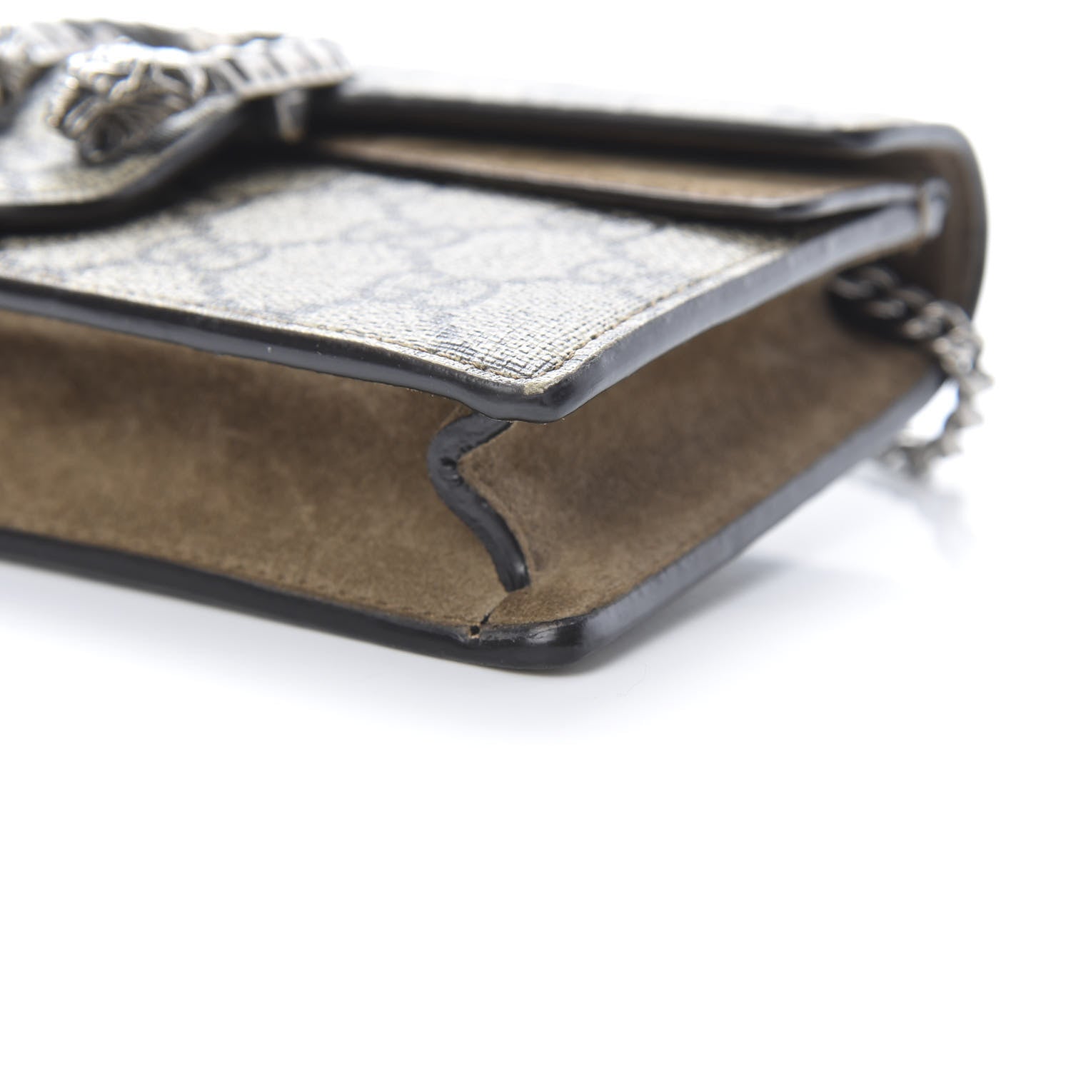 Gucci GG Supreme Monogram Super Mini Dionysus Shoulder Bag Taupe 9 of 14