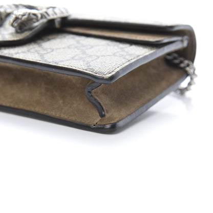 Gucci GG Supreme Monogram Super Mini Dionysus Shoulder Bag Taupe 9 of 14