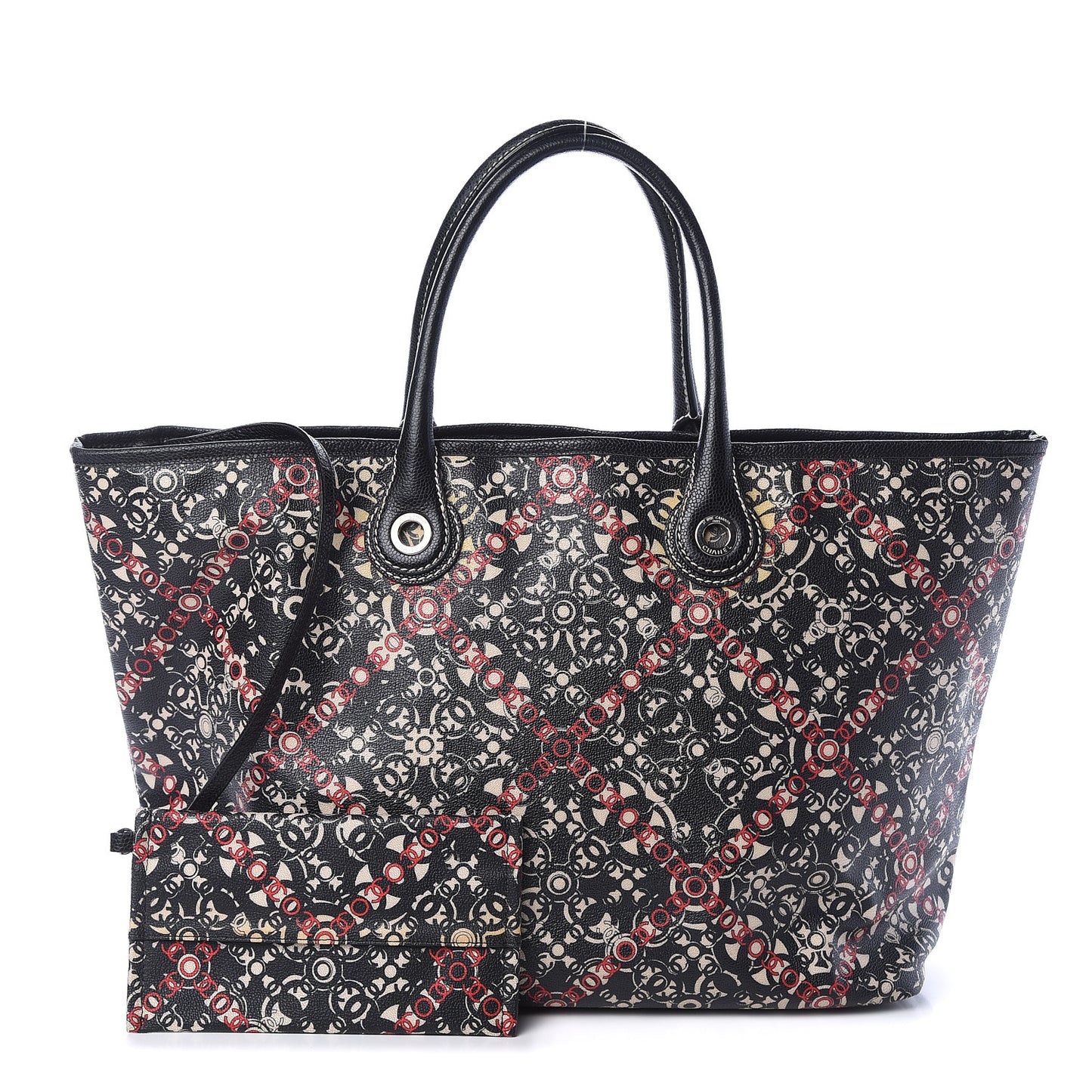 Coated Canvas Coco's Travel Tote