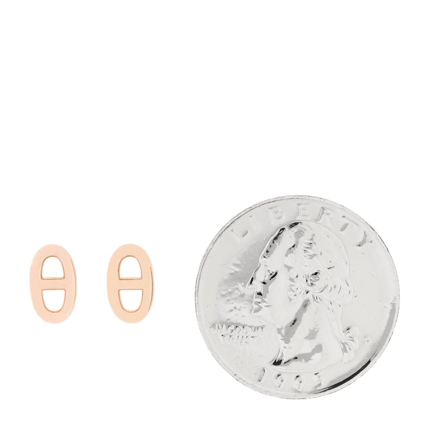 18K Rose Gold TPM Farandole Stud Earrings