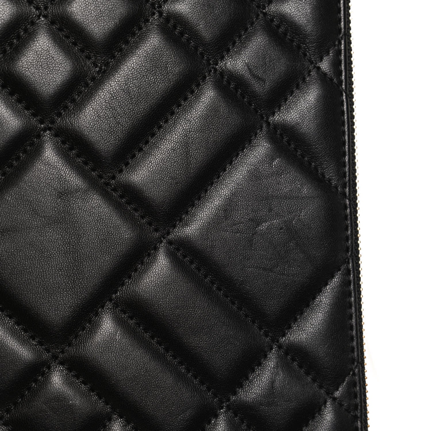 Versace Calfskin Quilted Large Tribute Icon Crossbody Pouch Black 12 of 12