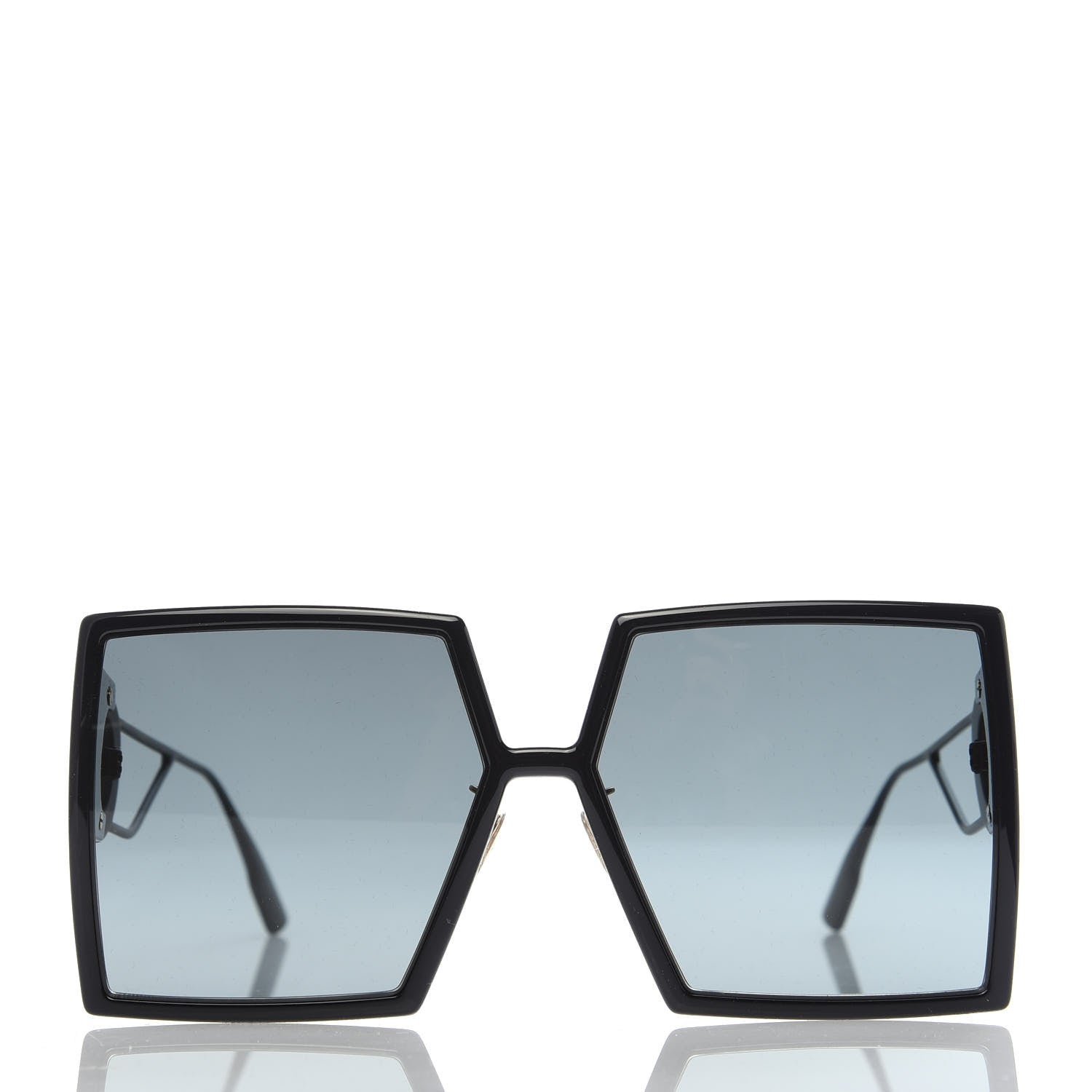 Christian Dior Square 30 Montaigne Sunglasses Black 2 of 7