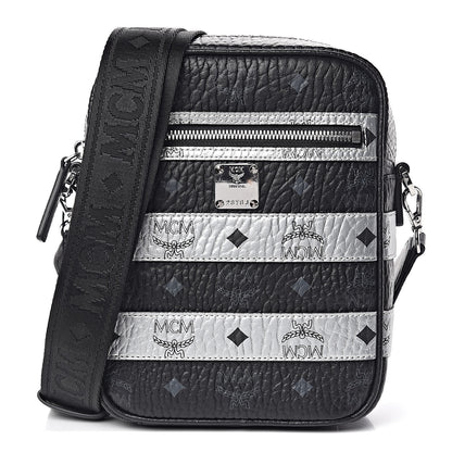 MCM Visetos Spot Crossbody Bag Black 1 of 11