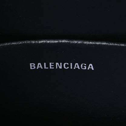 Balenciaga Shiny Calfskin Logo Crocodile Embossed S Everyday Camera Bag with Handle Black 6 of 8