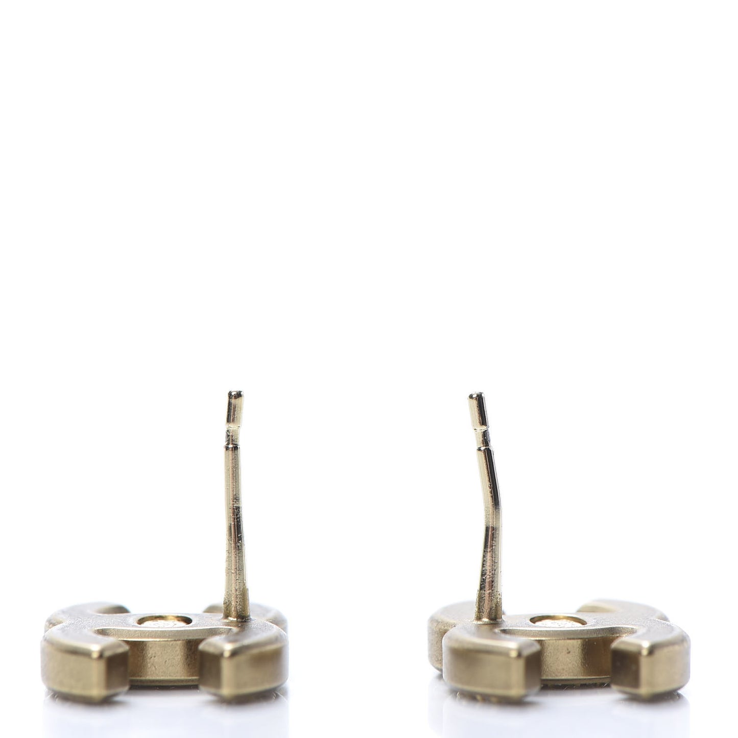 Crystal CC Earrings Gold