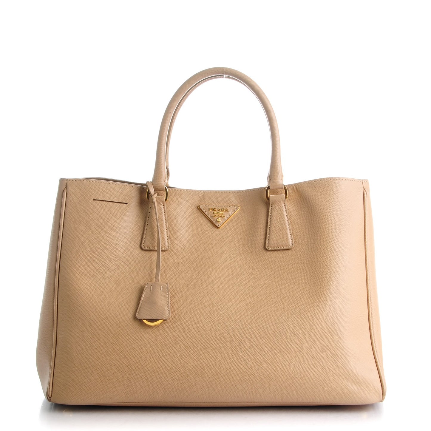 Saffiano Lux Large Tote Sabbia