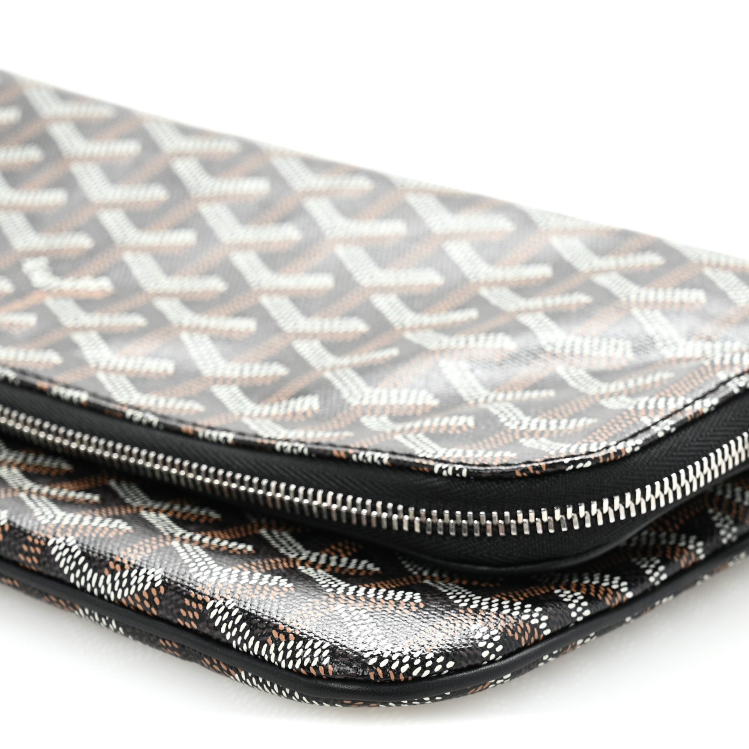 Goyard Goyardine Sainte Marie Soft Clutch Black 10 of 12