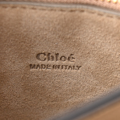 Chloe Suede Calfskin Small Faye Top Handle Bag Army Green 6 of 9