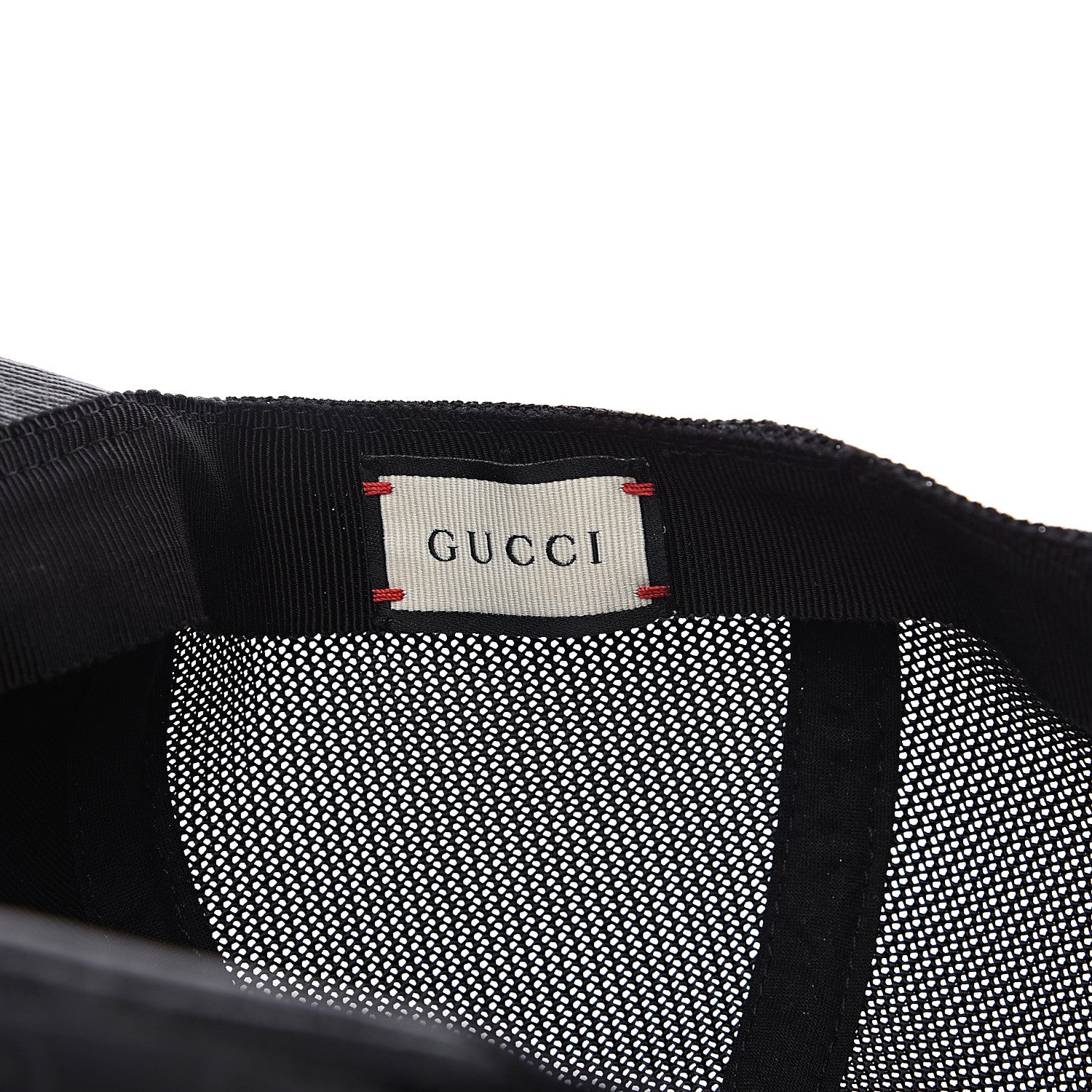 Gucci GG Supreme Monogram Fox Baseball Hat 59 Black 4 of 5