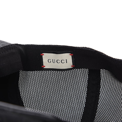 Gucci GG Supreme Monogram Fox Baseball Hat 59 Black 4 of 5