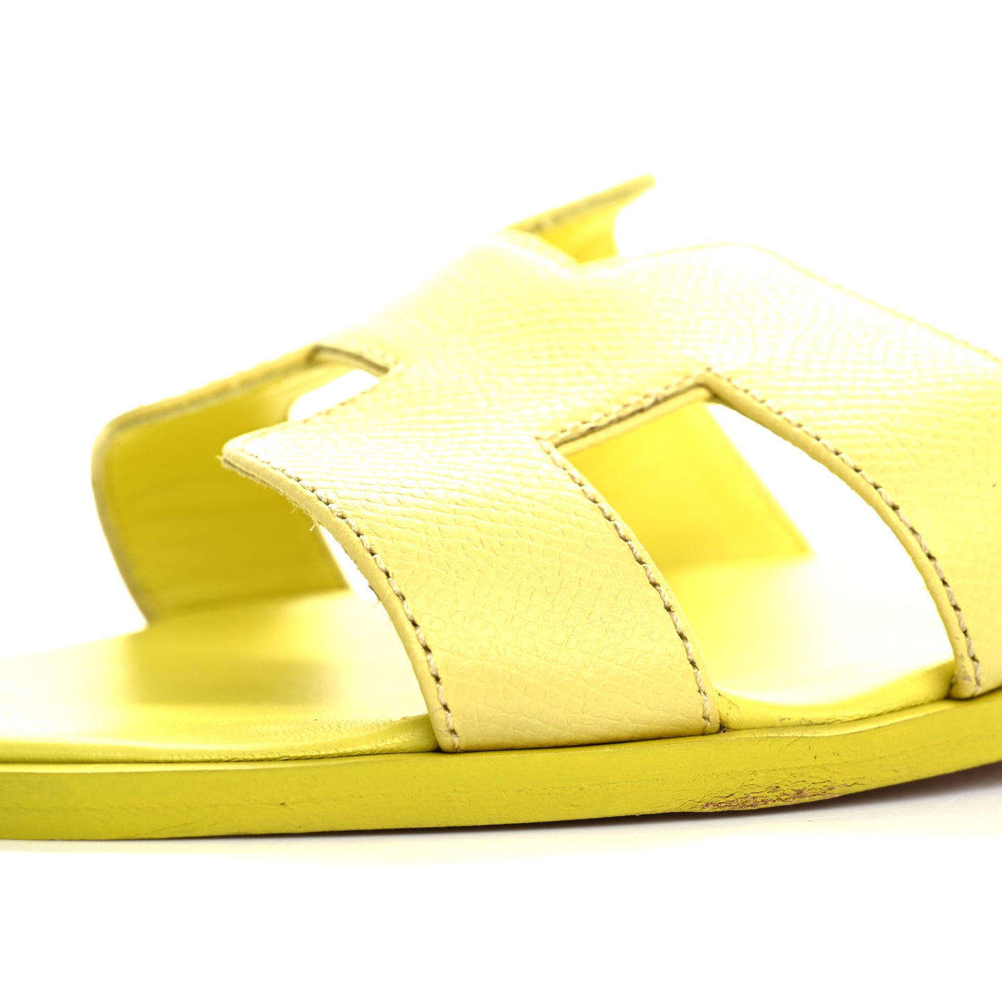 Epsom Oran Sandals 38.5 Jaune Pollen