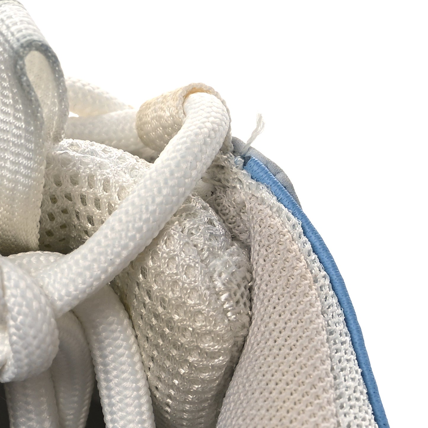 Fabric Mesh Clear Sole Womens Triple S Sneakers 37 Light Blue Grey Lilac White