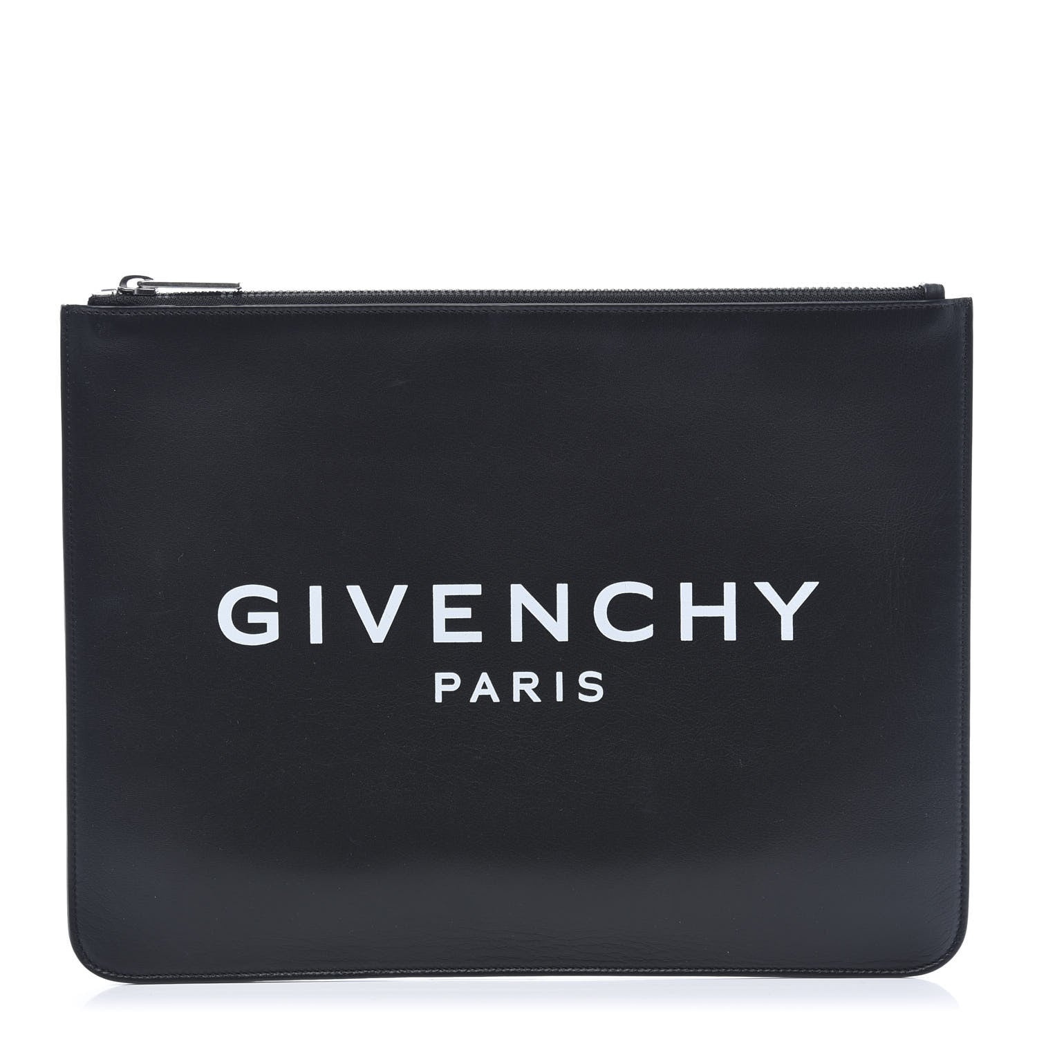 Givenchy Calfskin Large Logo Pouch Black 1 of 10