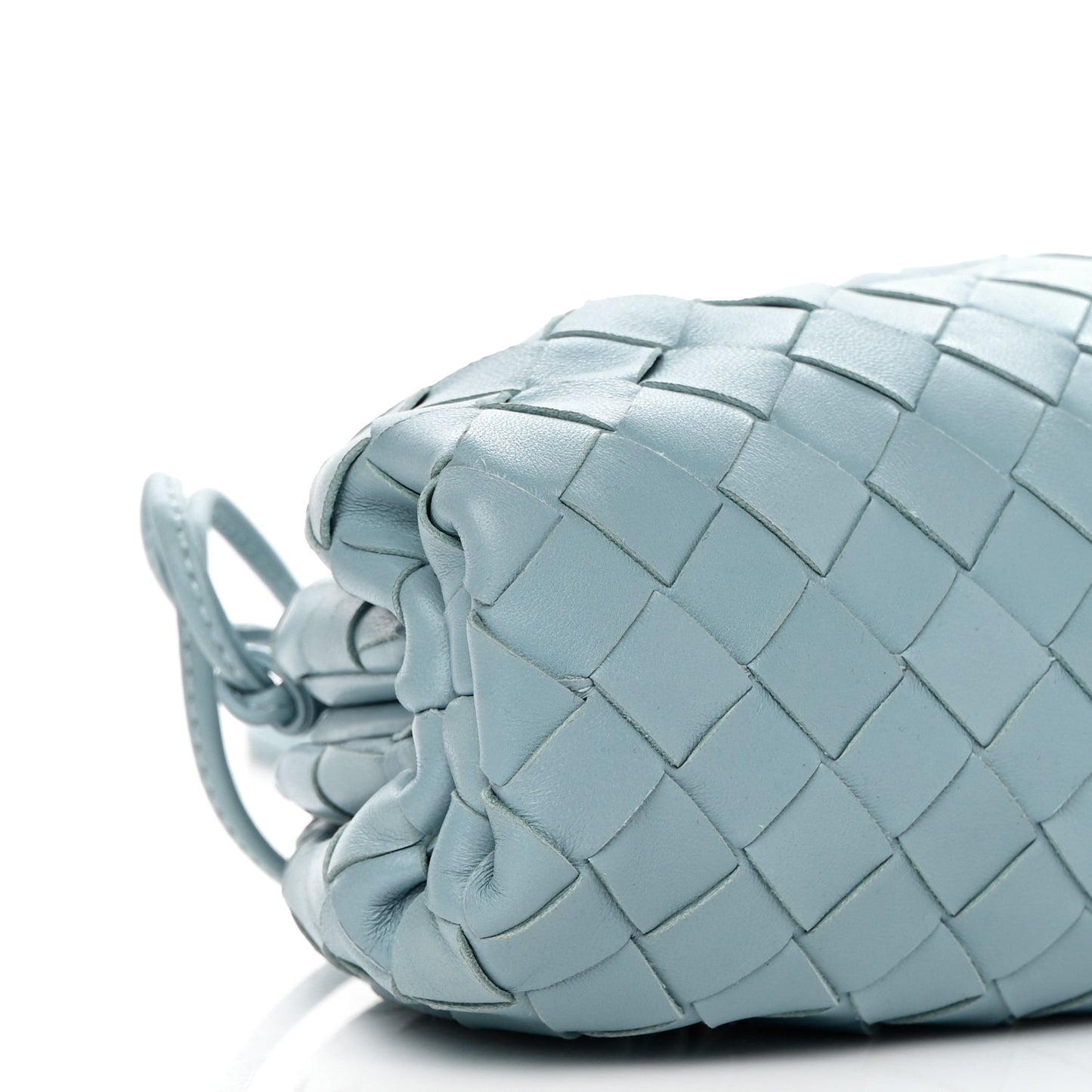 Nappa Intrecciato The Mini Pouch Ice