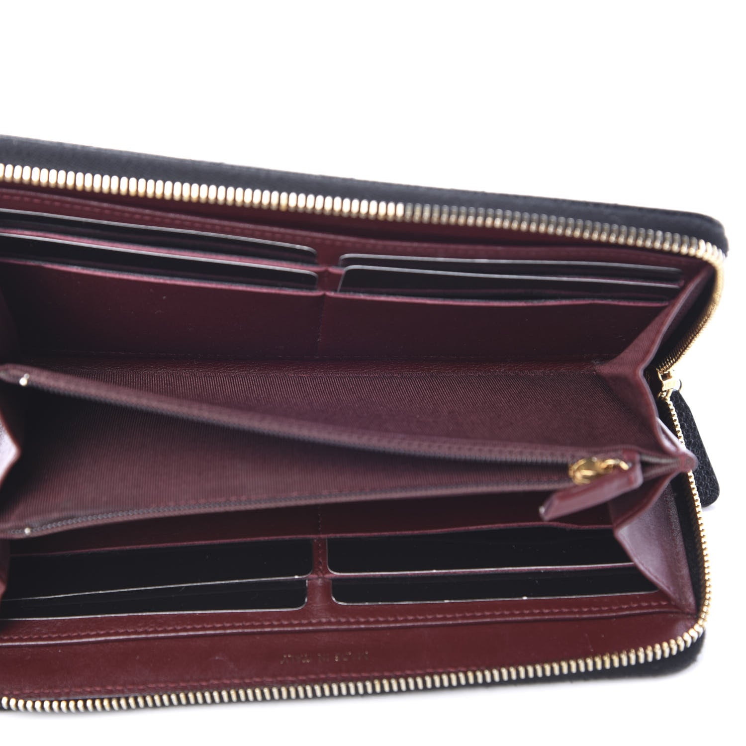 Chanel Caviar Quilted Large Gusset Zip Around Wallet Black 4 of 9