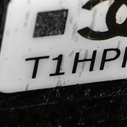 Chanel Lambskin Quilted Enamel Coco Casino Small Vanity Case With Chain Black 6 of 8