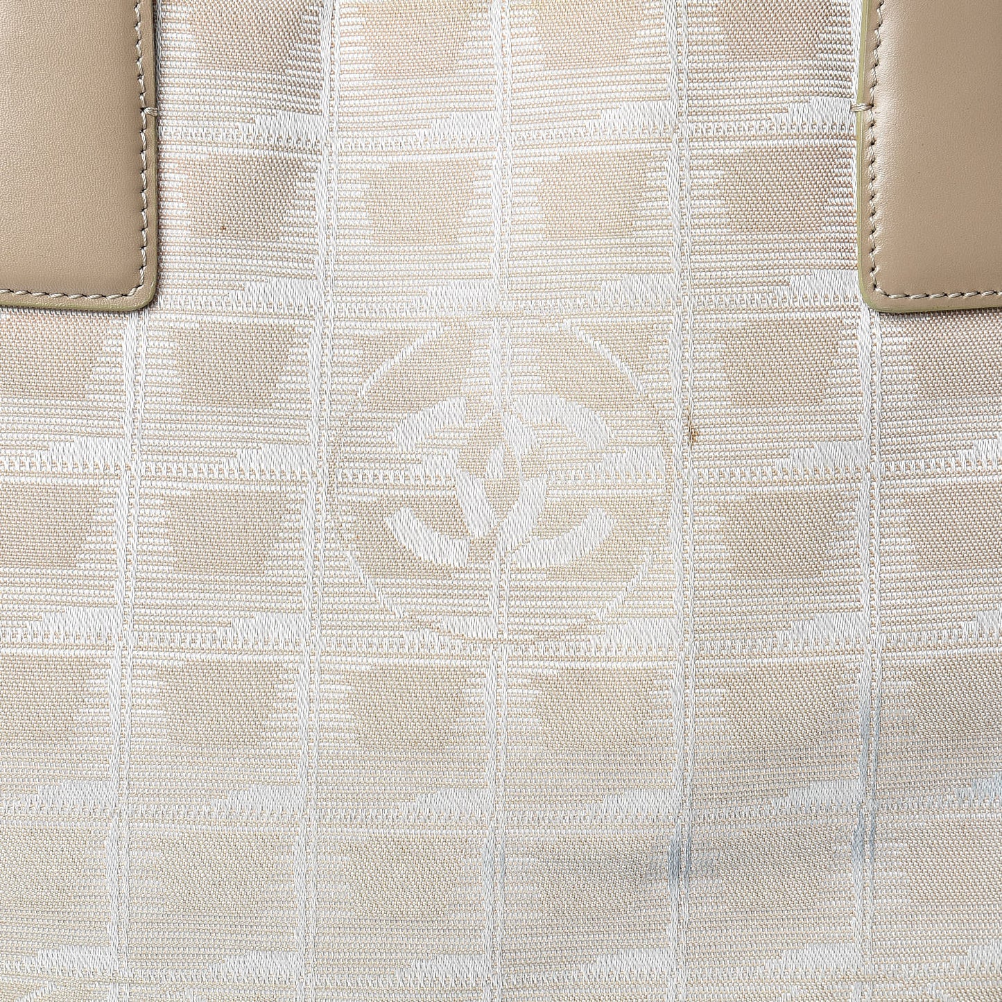 Nylon Medium Travel Tote Beige