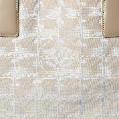 Chanel Nylon Medium Travel Tote Beige 8 of 24