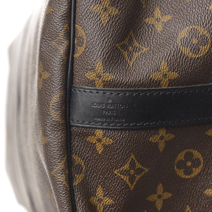 Louis Vuitton Monogram Macassar Keepall Bandouliere 55 8 of 16