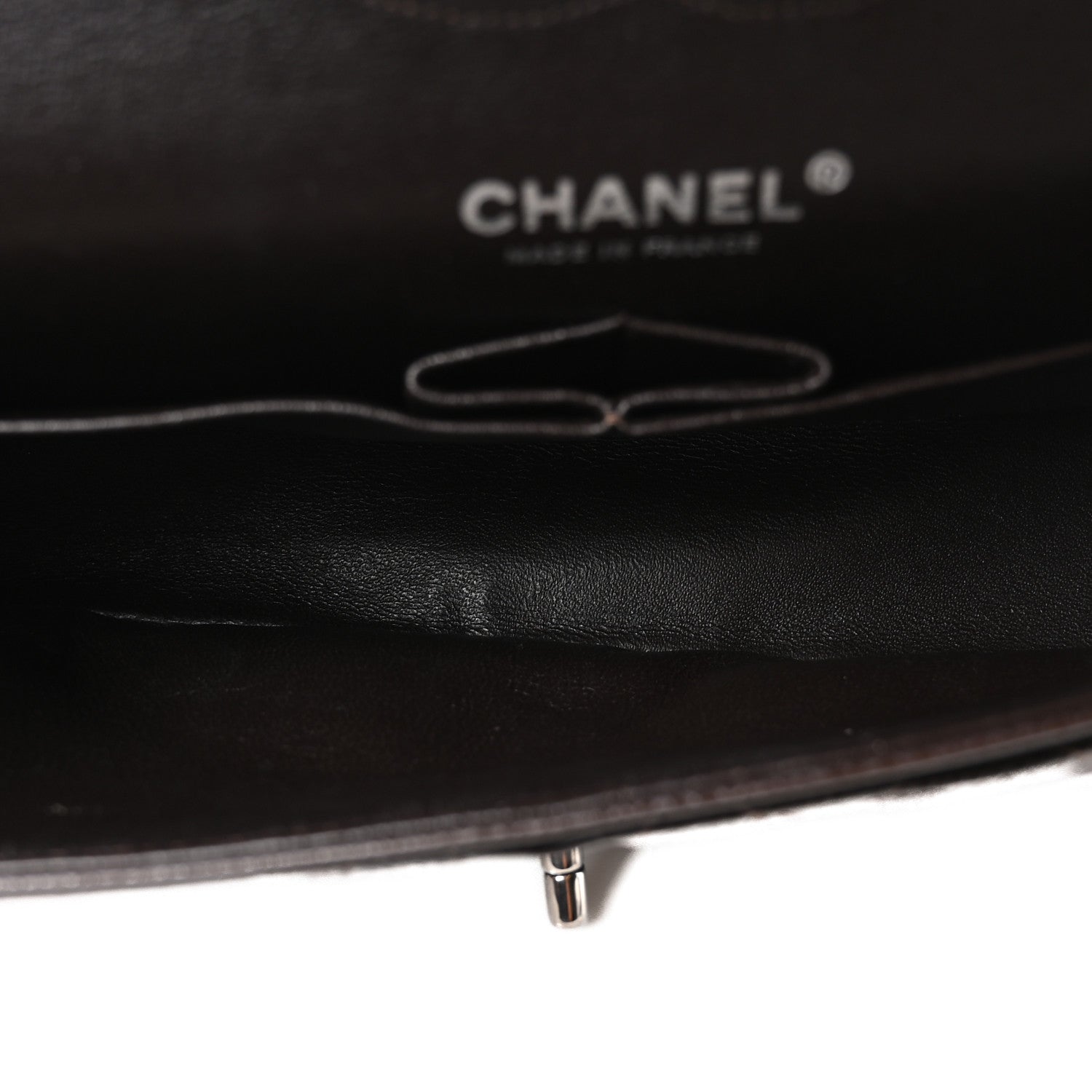 Chanel Caviar Quilted Medium Double Flap Brown 5 of 10
