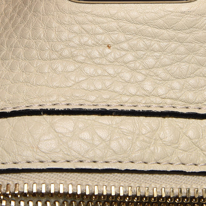 Valentino Garavani Alce Printed Calfskin Small Rockstud Tote Light Ivory 10 of 18