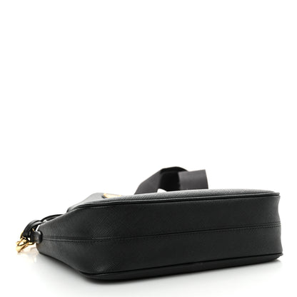 Prada Saffiano Lux Re-Edition 2005 Shoulder Bag Black 4 of 11