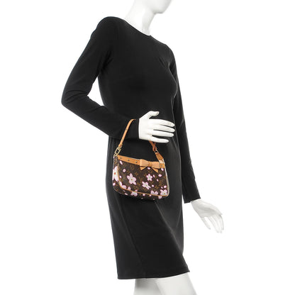 Louis Vuitton Monogram Cherry Blossom Pochette Accessories Brown 2 of 7