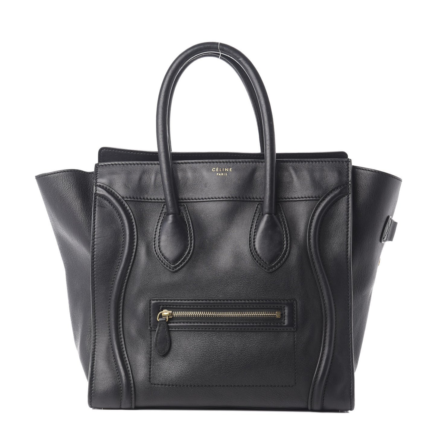 Smooth Calfskin Mini Luggage Black