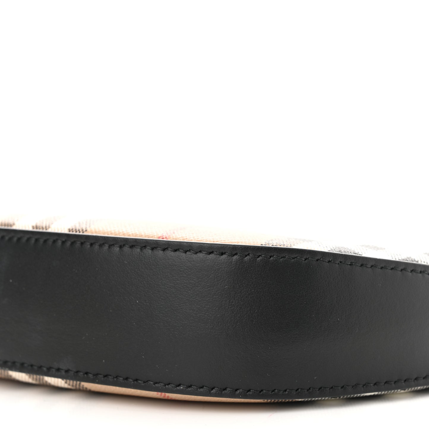 Vintage Check Calfskin Olympia Slim Pouch Archive Beige