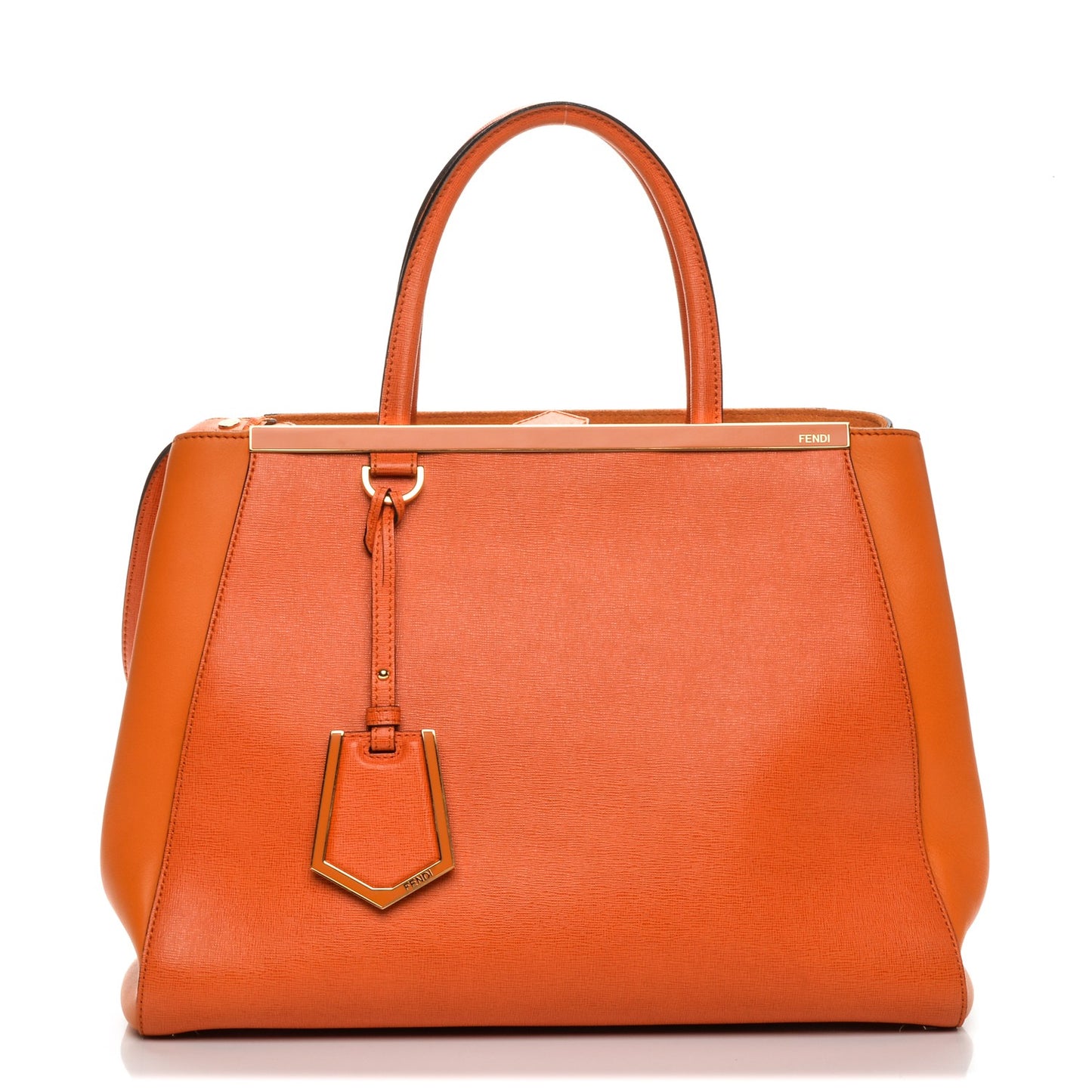 Vitello Elite Regular 2Jours Tote Arancio
