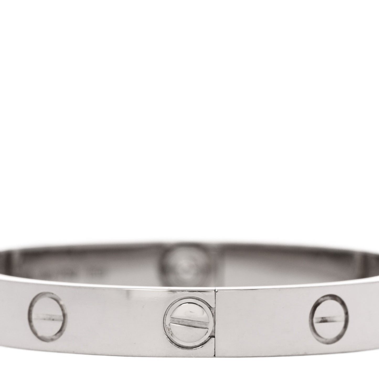 18K White Gold LOVE Bracelet 15