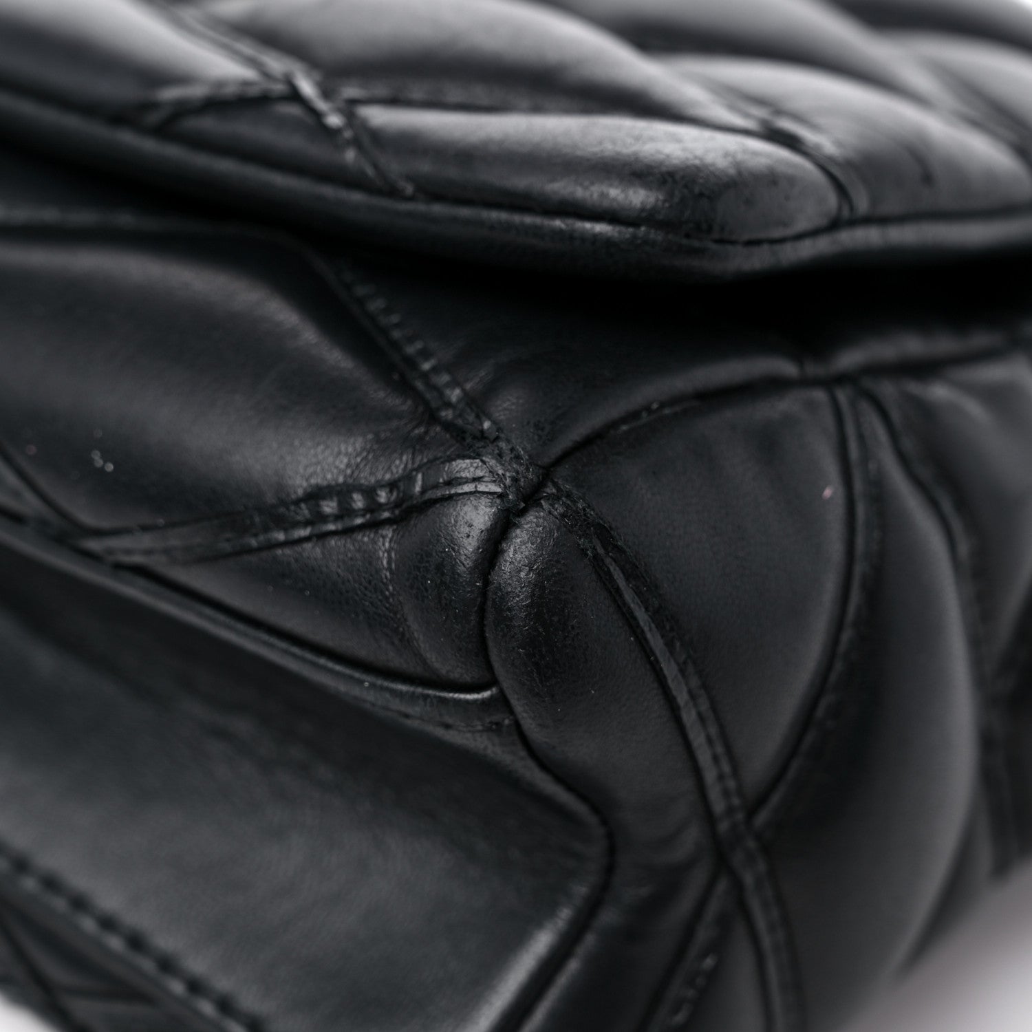 Louis Vuitton Lambskin Malletage GO-14 MM Black 8 of 14