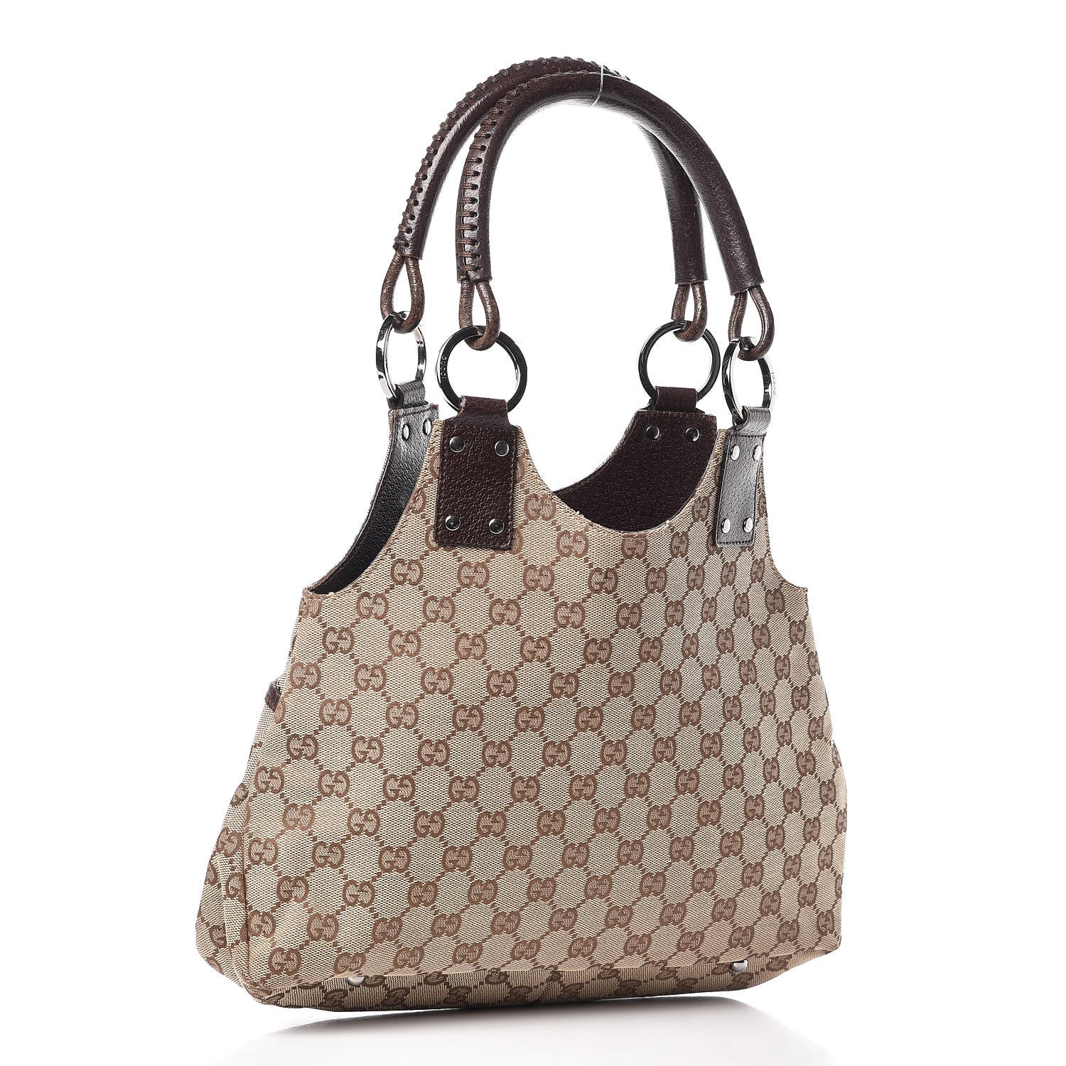 Gucci Monogram Shoulder Bag Brown 3 of 14