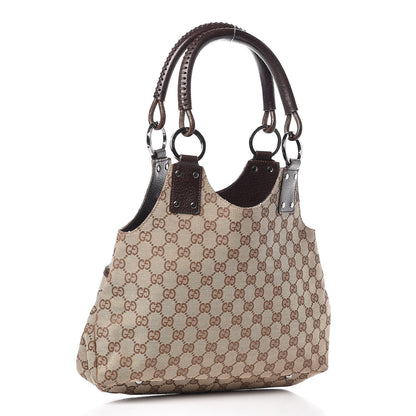 Gucci Monogram Shoulder Bag Brown 3 of 14