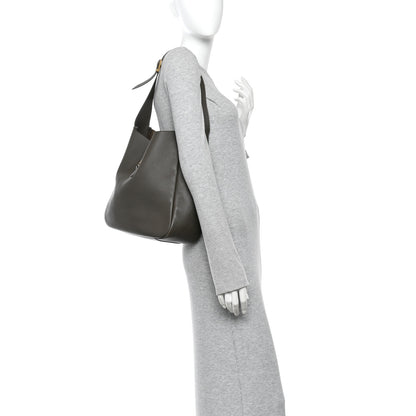 Saint Laurent Smooth Calfskin Large Le 5 A 7 Soft Hobo Light Musk 2 of 10