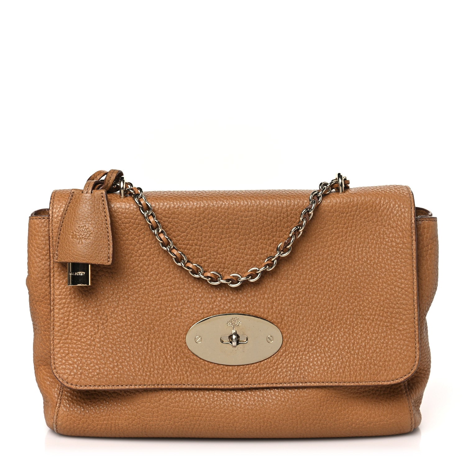 Mulberry Glossy Goatskin Medium Lily Deer Brown 1 of 10